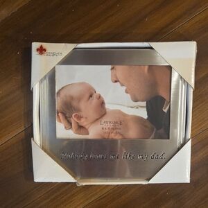 Nobody Loves Me Like My Dad Silver Photo Frame